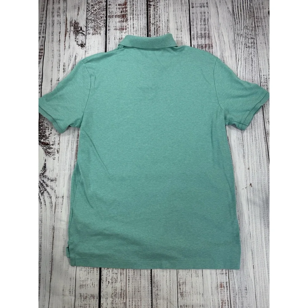 Polo Ralph Lauren Men's Shirt Aqua Green Short Sleeve Size Medium - Picture 10 of 12